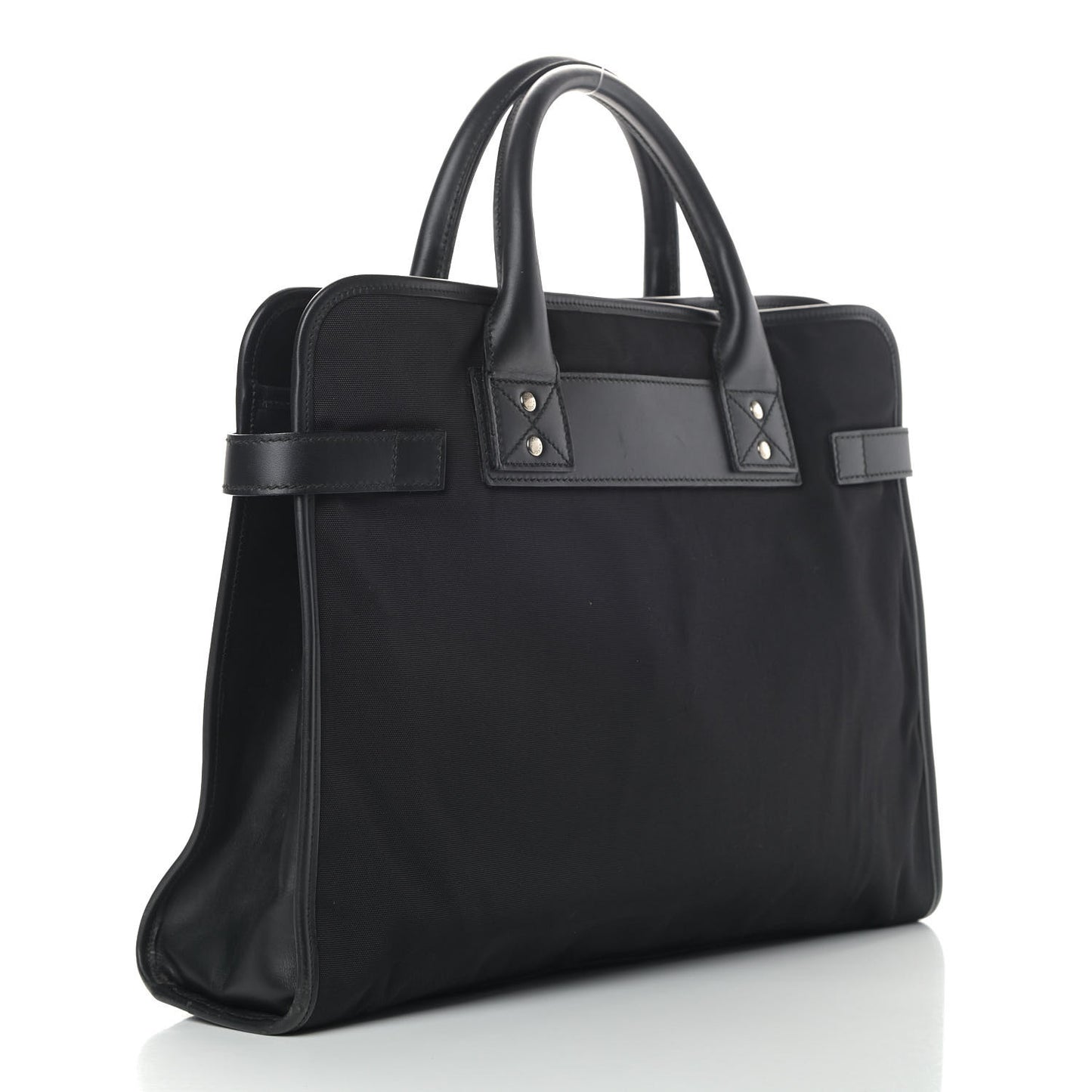 Nylon Web Briefcase Black