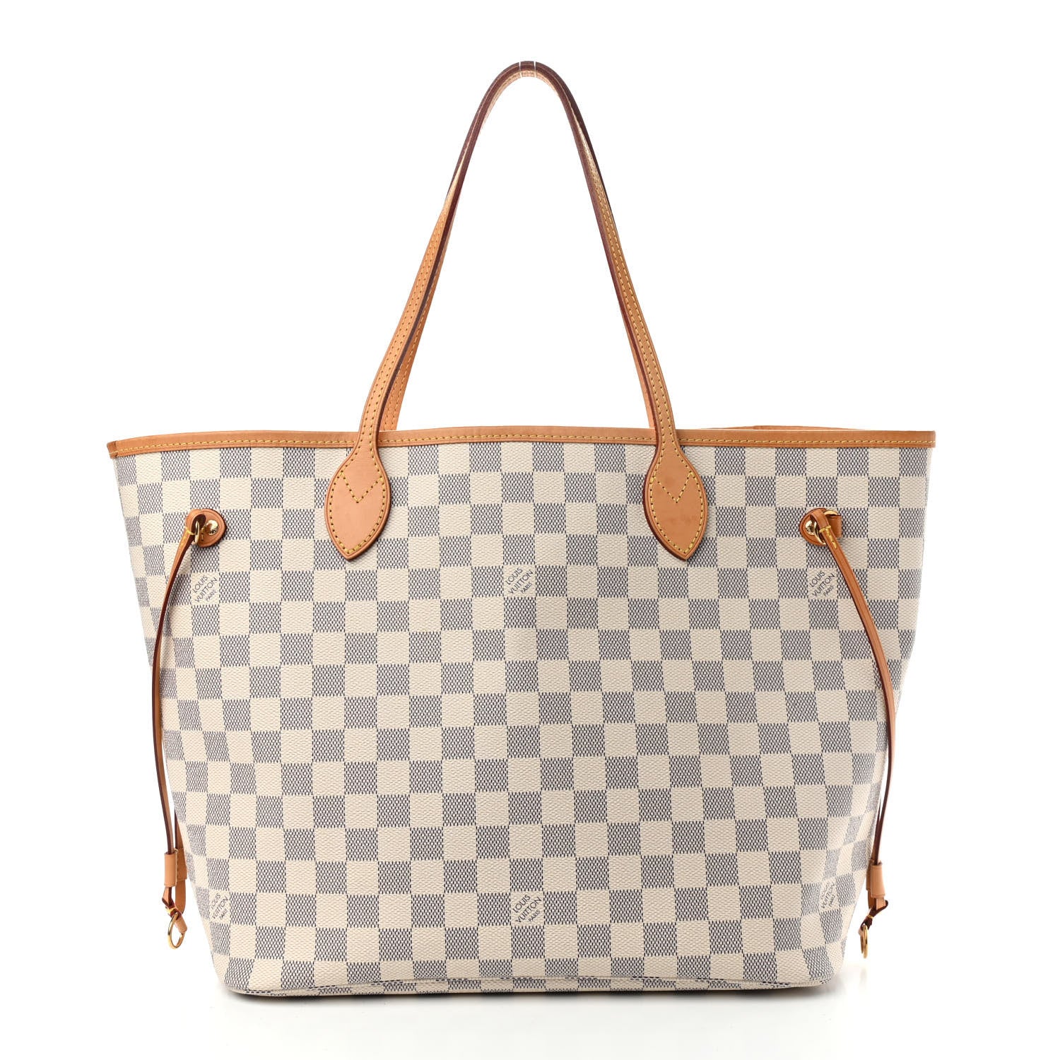 Louis Vuitton Damier Azur Neo Neverfull MM Rose Ballerine 1 of 13