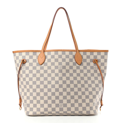 Louis Vuitton Damier Azur Neo Neverfull MM Rose Ballerine 1 of 13