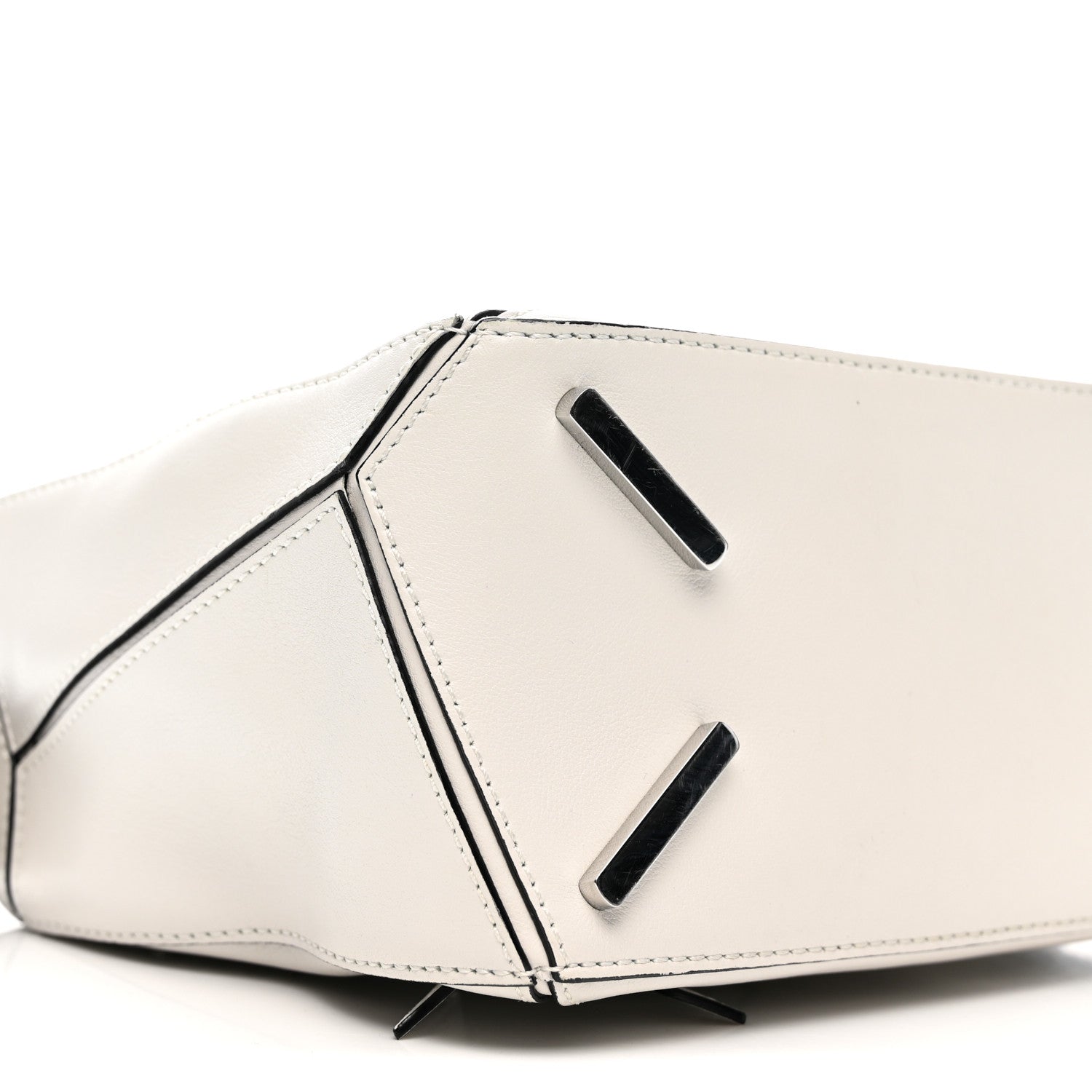 Loewe Calfskin Small Puzzle Bag White 9 of 13