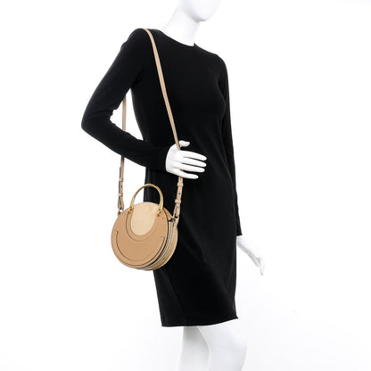 Chloe Calfskin Suede Small Pixie Bag Pearl Beige 2 of 8