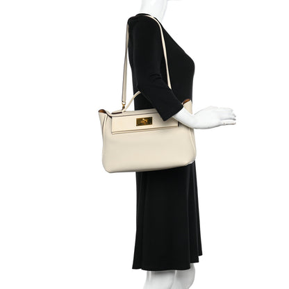 Hermes Taurillon Maurice Swift 24/24 29 Craie Nata Sesame 2 of 13