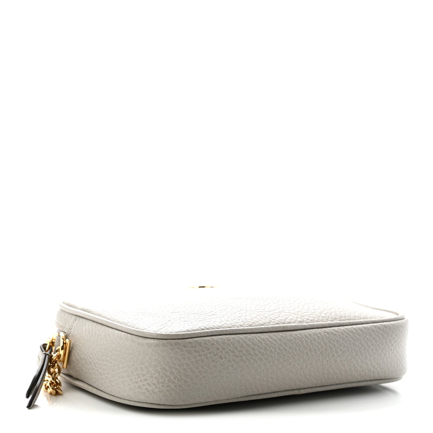Gucci Dollar Calfskin Super Mini GG Marmont Chain Shoulder Bag Deep Grey 4 of 10