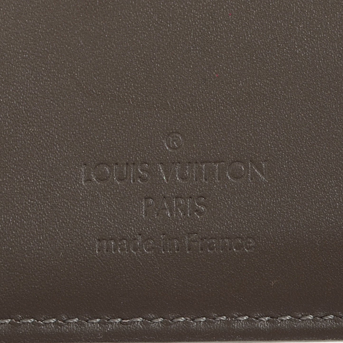 Vernis French Purse Wallet Gris Art Deco