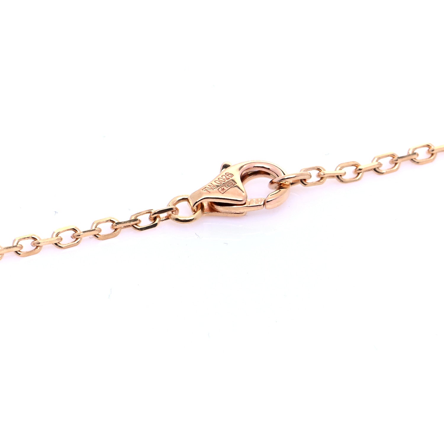 Cartier 18K Pink Gold Pink Sapphire Trinity Pendant Necklace 6 of 7