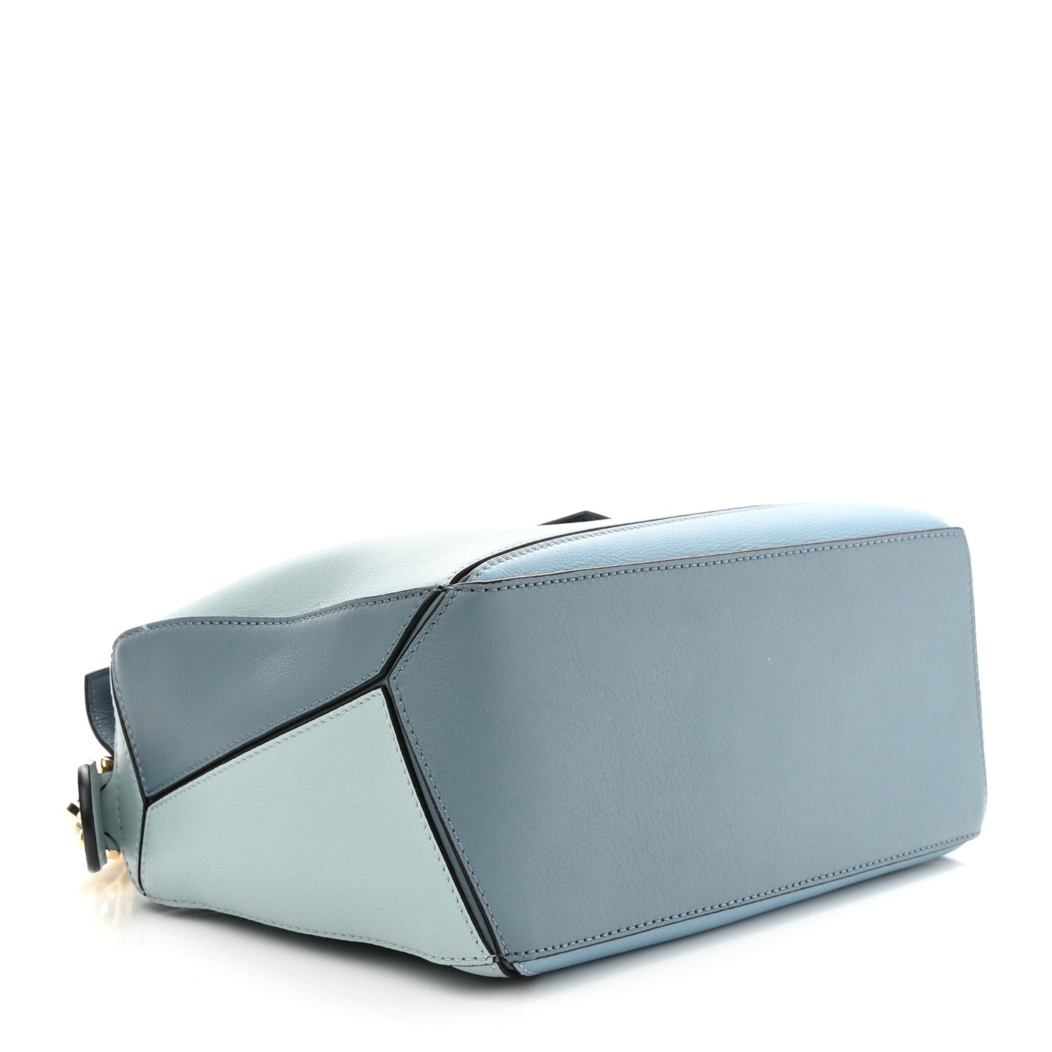 Loewe Calfskin Small Puzzle Bag Aqua Light Blue Stone Blue 4 of 9