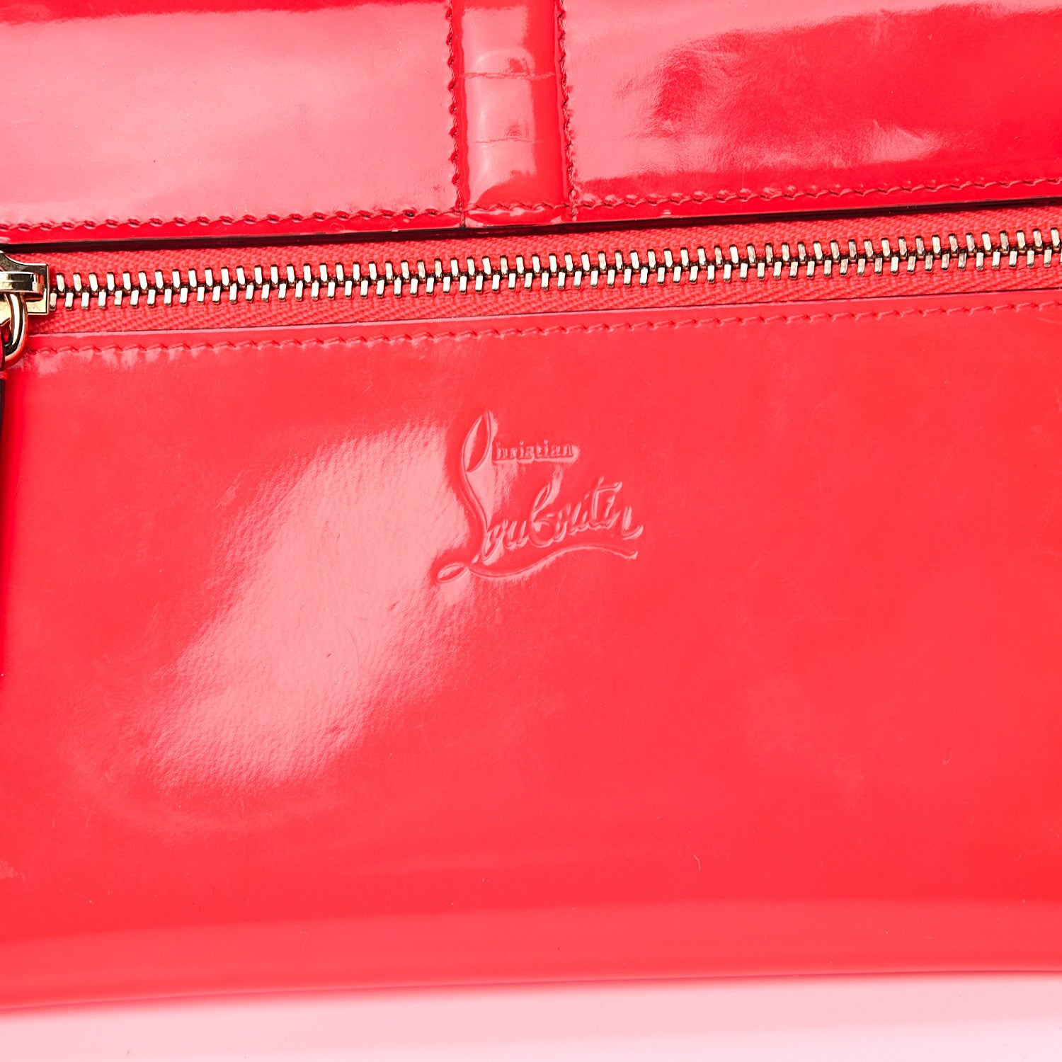 Christian Louboutin Patent Sweet Charity Pochette Rose Paris 5 of 11