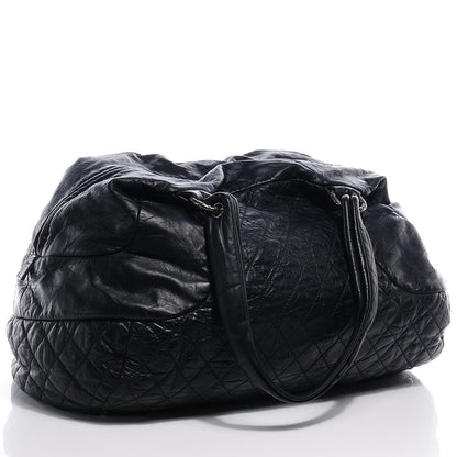 Chanel Aged Calfskin Coco Rider Bowling Bag Black 3 of 7