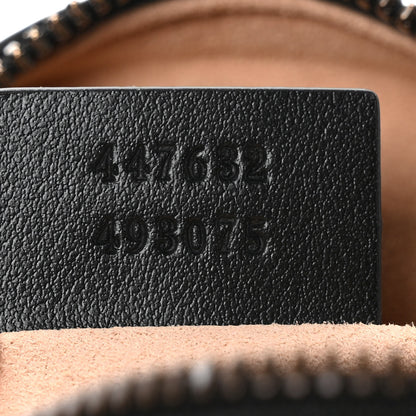Gucci Calfskin Matelasse Small GG Marmont Chain Shoulder Bag Black 7 of 9