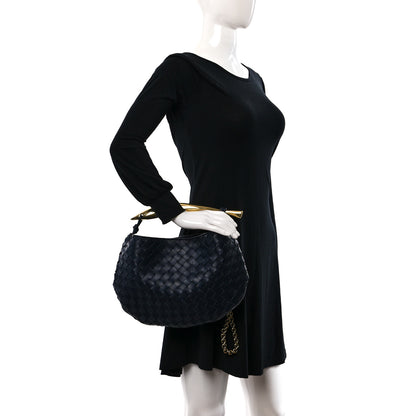 Bottega Veneta Nappa Intrecciato Sardine With Chain Bag Space 2 of 8
