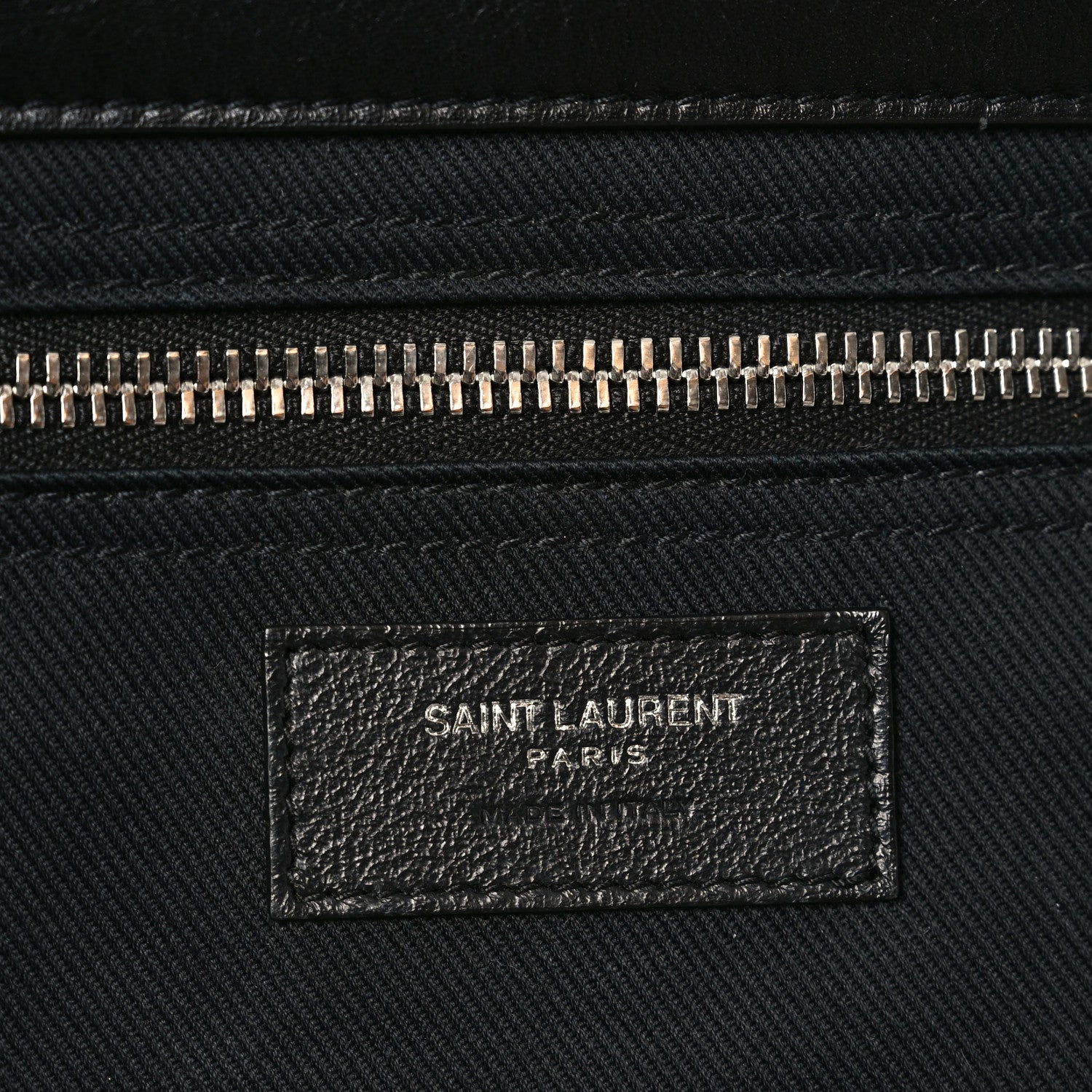 Saint Laurent Vitello Rive Gauche Large Tote Black 6 of 11