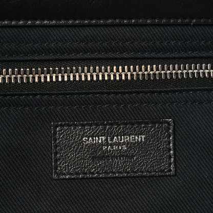 Saint Laurent Vitello Rive Gauche Large Tote Black 6 of 11