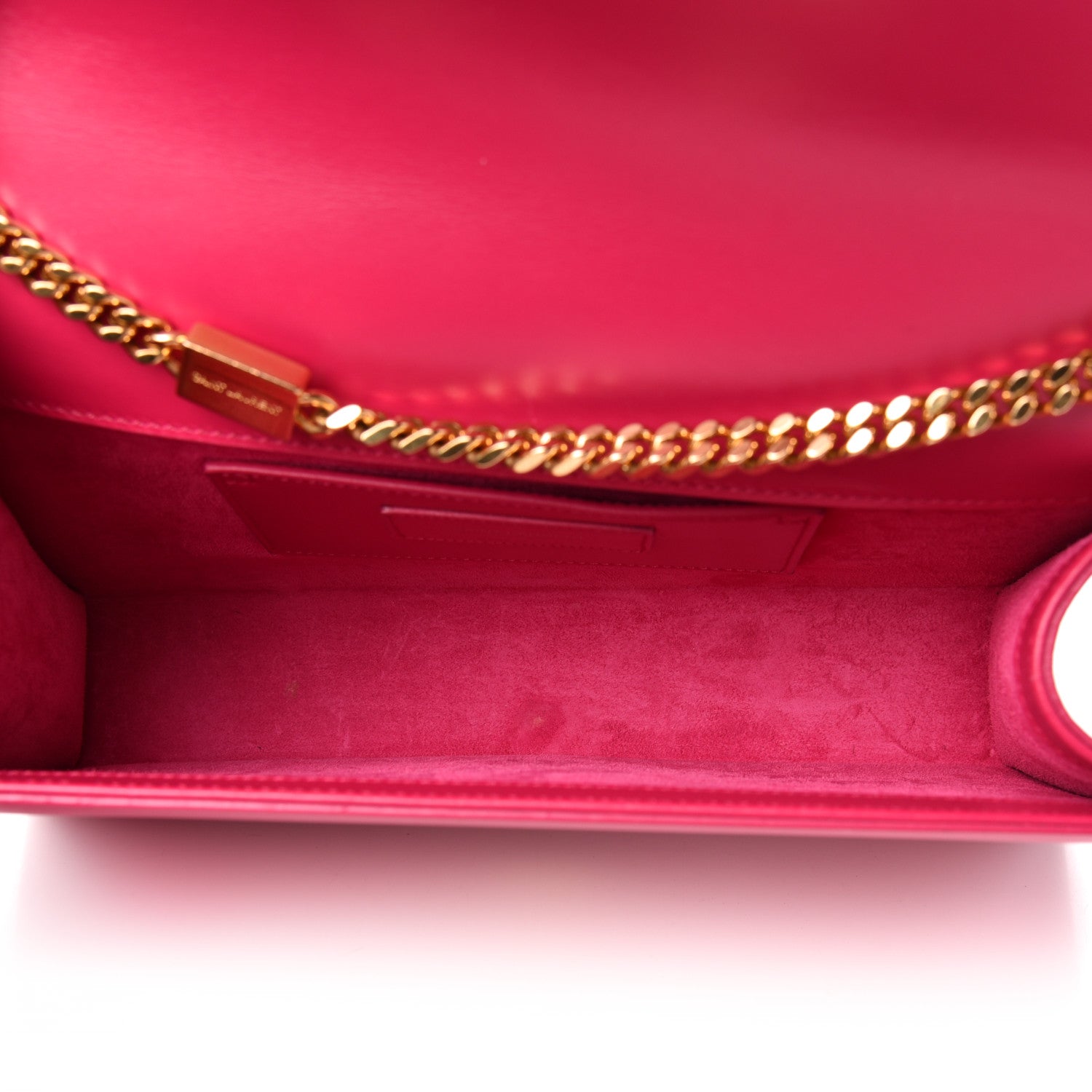 Saint Laurent Smooth Calfskin Medium Classic Monogram Kate Tassel Satchel Fuchsia 5 of 13