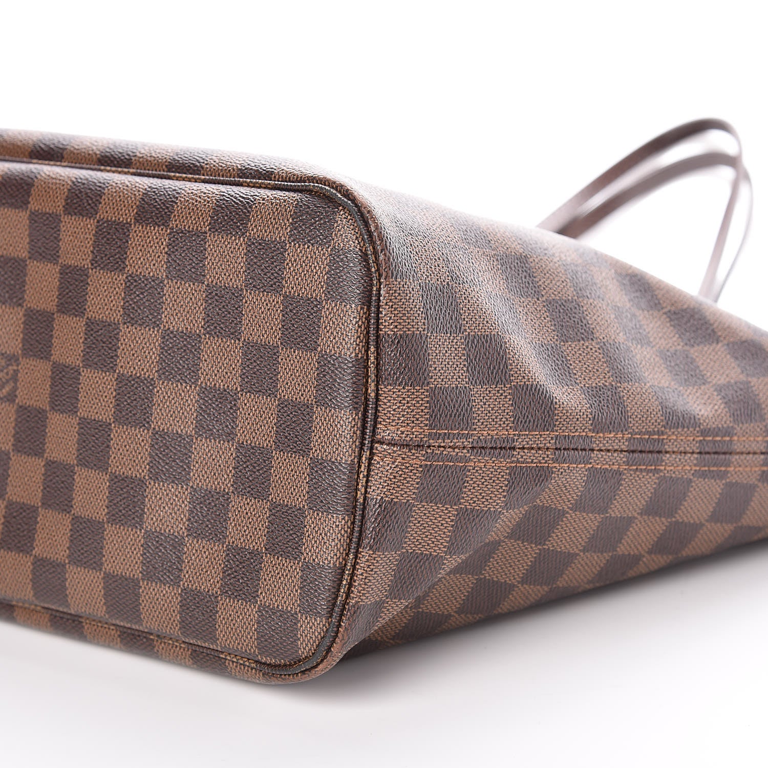 Louis Vuitton Damier Ebene Neo Neverfull MM Rose Ballerine 9 of 13