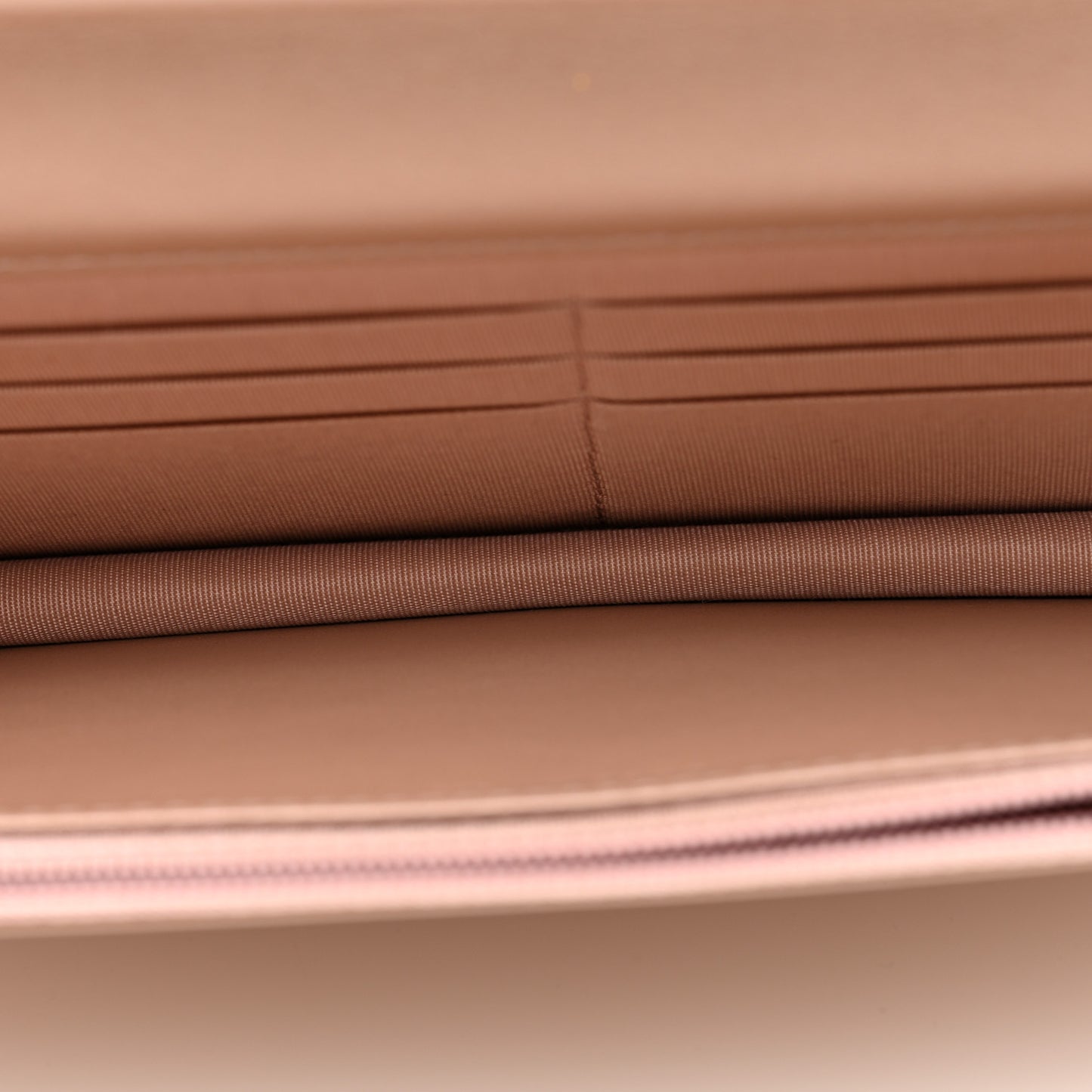 Caviar Camellia Embossed Wallet On Chain WOC Light Pink