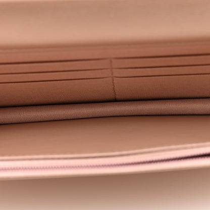 Chanel Caviar Camellia Embossed Wallet On Chain WOC Light Pink 5 of 11