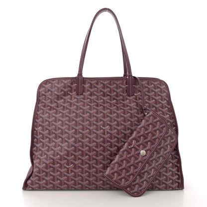Goyard Goyardine Sac Hardy Pet Carrier PM Burgundy 3 of 15