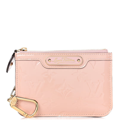 Louis Vuitton Vernis Key Pouch Rose Ballerine 1 of 8
