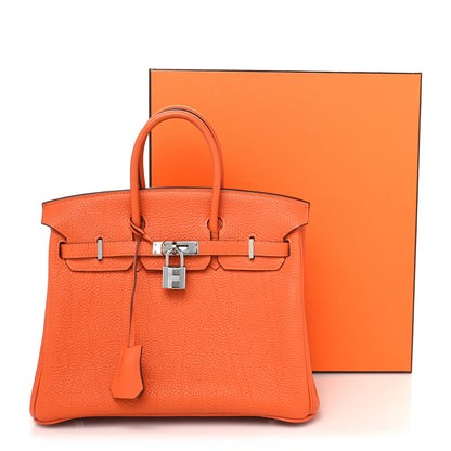 Hermes Togo Birkin 25 Orange 13 of 13