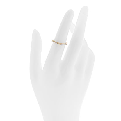 Tiffany 18K Yellow Gold Diamond .36ctw Soleste Full Eternity Band Ring 50 5.5 2 of 5