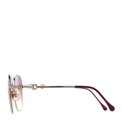 Gucci Metal Horsebit Square Sunglasses GG0882SA Gold 2 of 7