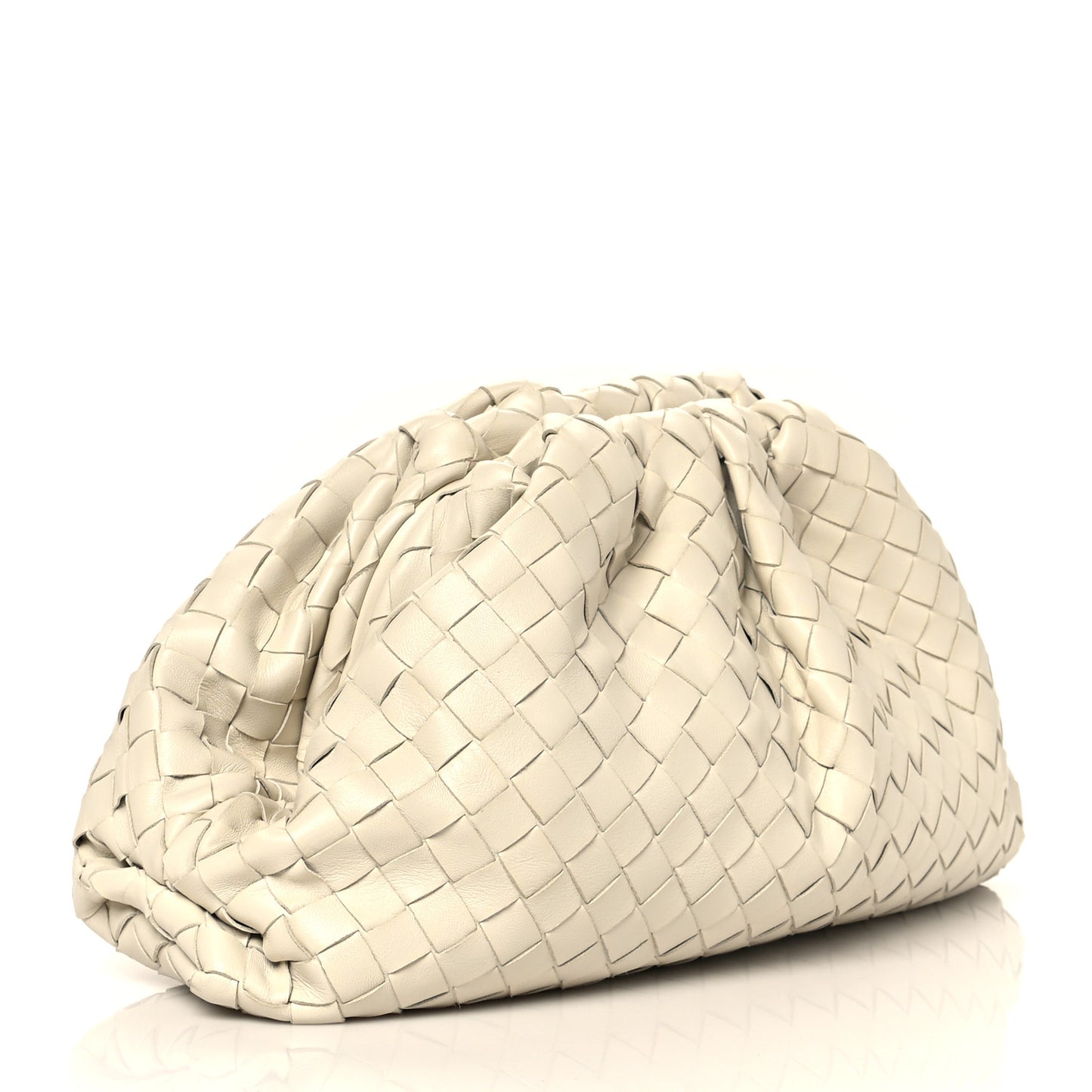 Nappa Maxi Intrecciato The Pouch Oversized Clutch Plaster