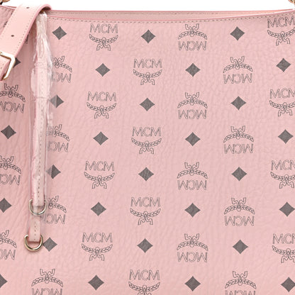 MCM Visetos Medium Aren Hobo Powder Pink 7 of 9