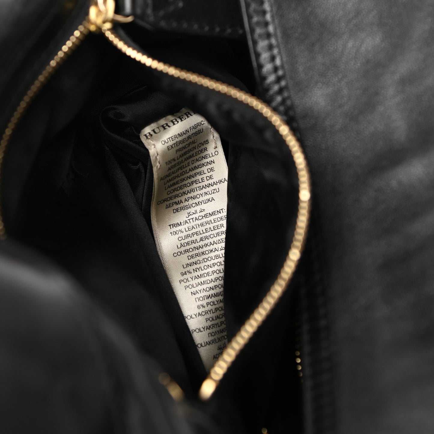 Soft Lambskin Bridle Calfskin Medium Gosford Hobo Black