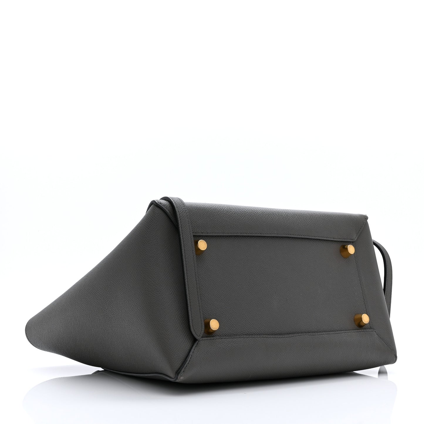 Grained Calfskin Mini Belt Bag Grey