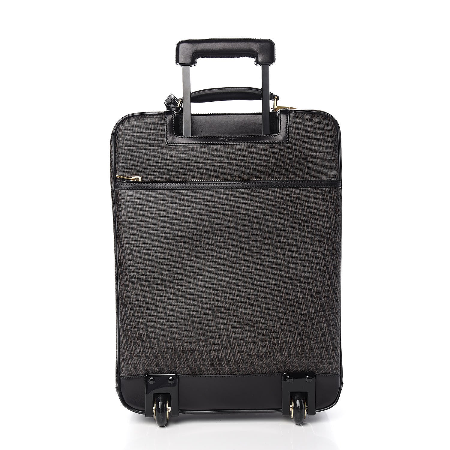 Saint Laurent Toile Classic Monogram Travel Trolley Suitcase Black 4 of 9