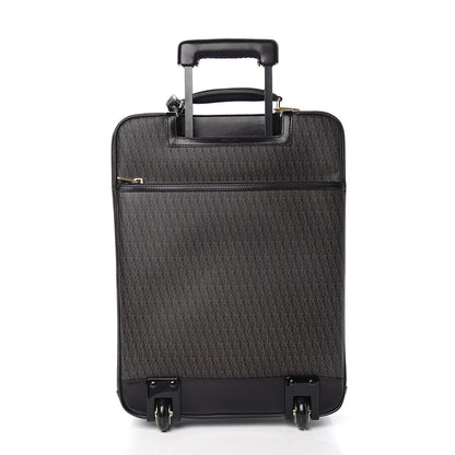 Saint Laurent Toile Classic Monogram Travel Trolley Suitcase Black 4 of 9