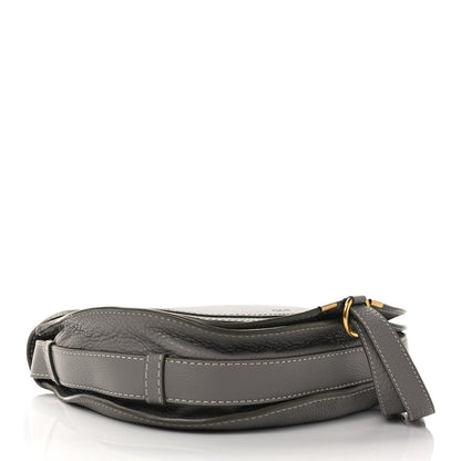 Chloe Calfskin Medium Marcie Round Crossbody Bag Cashmere Grey 4 of 8