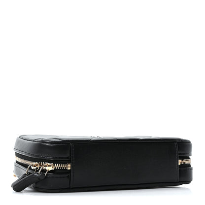 Chanel Lambskin Quilted Chanel 19 Camera Crossbody Case Black 4 of 10