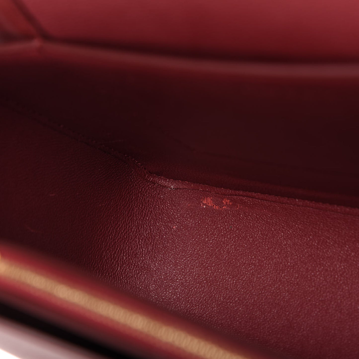 Shiny Smooth Calfskin Medium Frame Shoulder Bag Ruby Nude