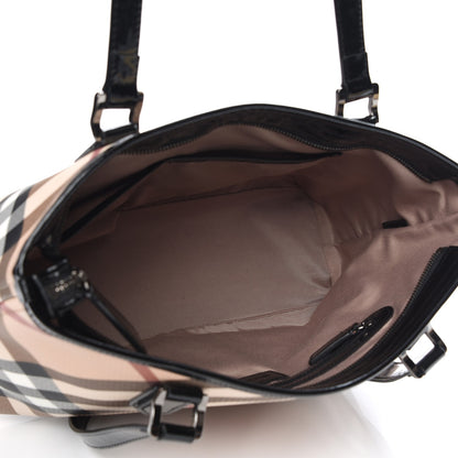 Burberry Supernova Check Regent Tote Black 5 of 9