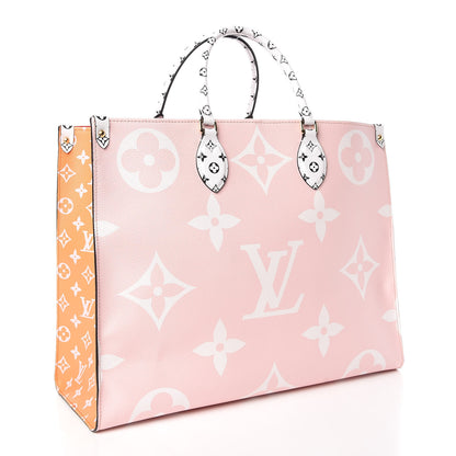 Louis Vuitton Monogram Giant Onthego GM Rouge Rose 5 of 12