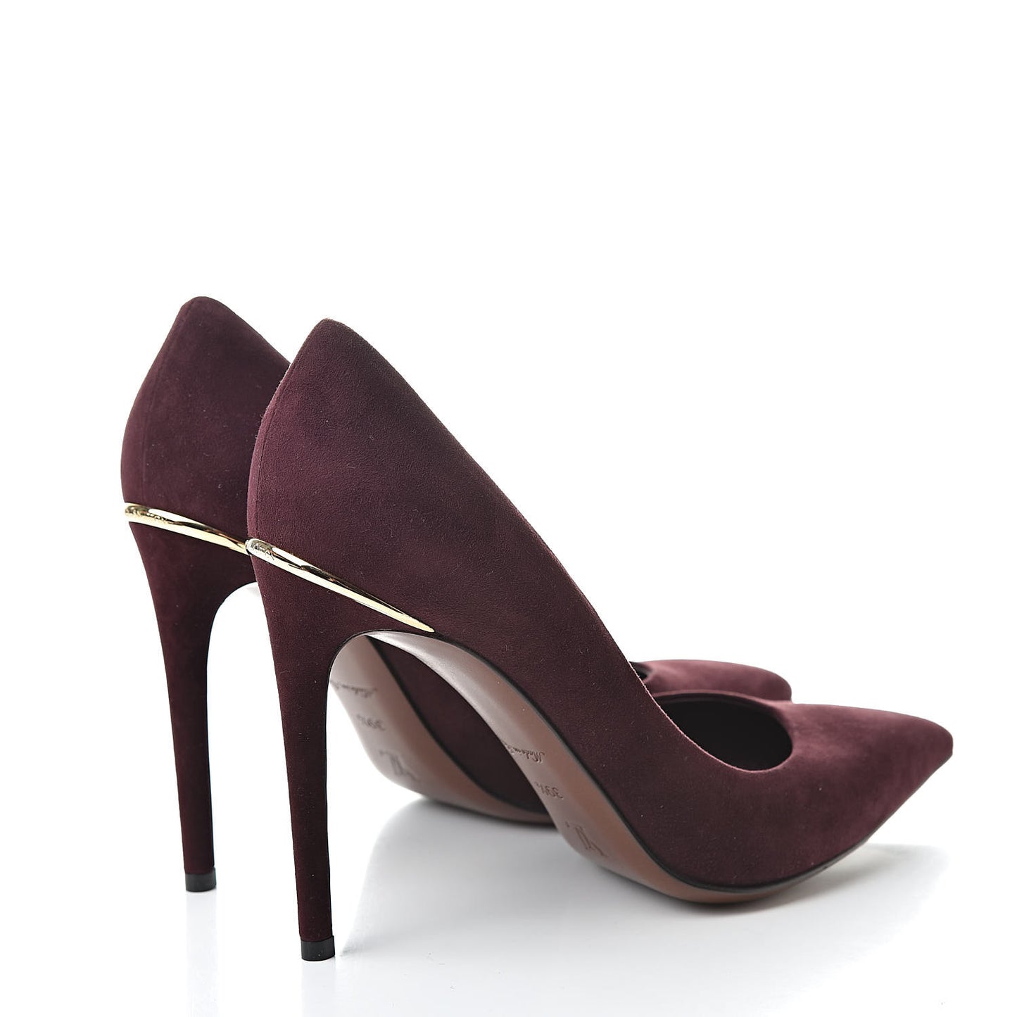 Suede First Lady Pumps 39.5 Amarante