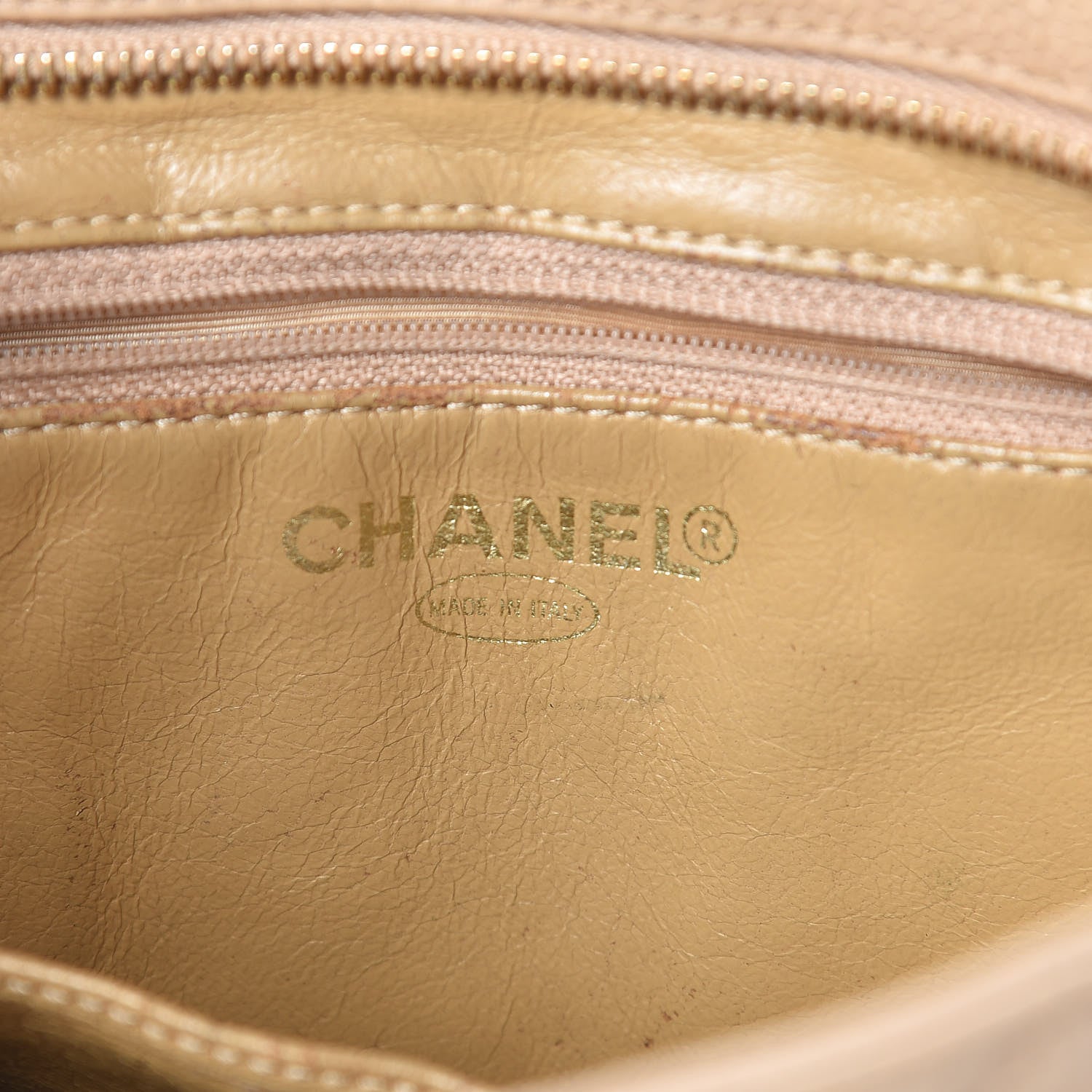 Chanel Caviar Quilted Medallion Tote Beige 6 of 18