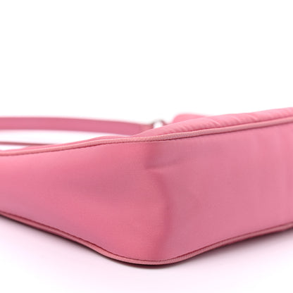 Prada Re-Nylon Saffiano Mini Re-Edition 2005 Bag Rosa 5 of 10