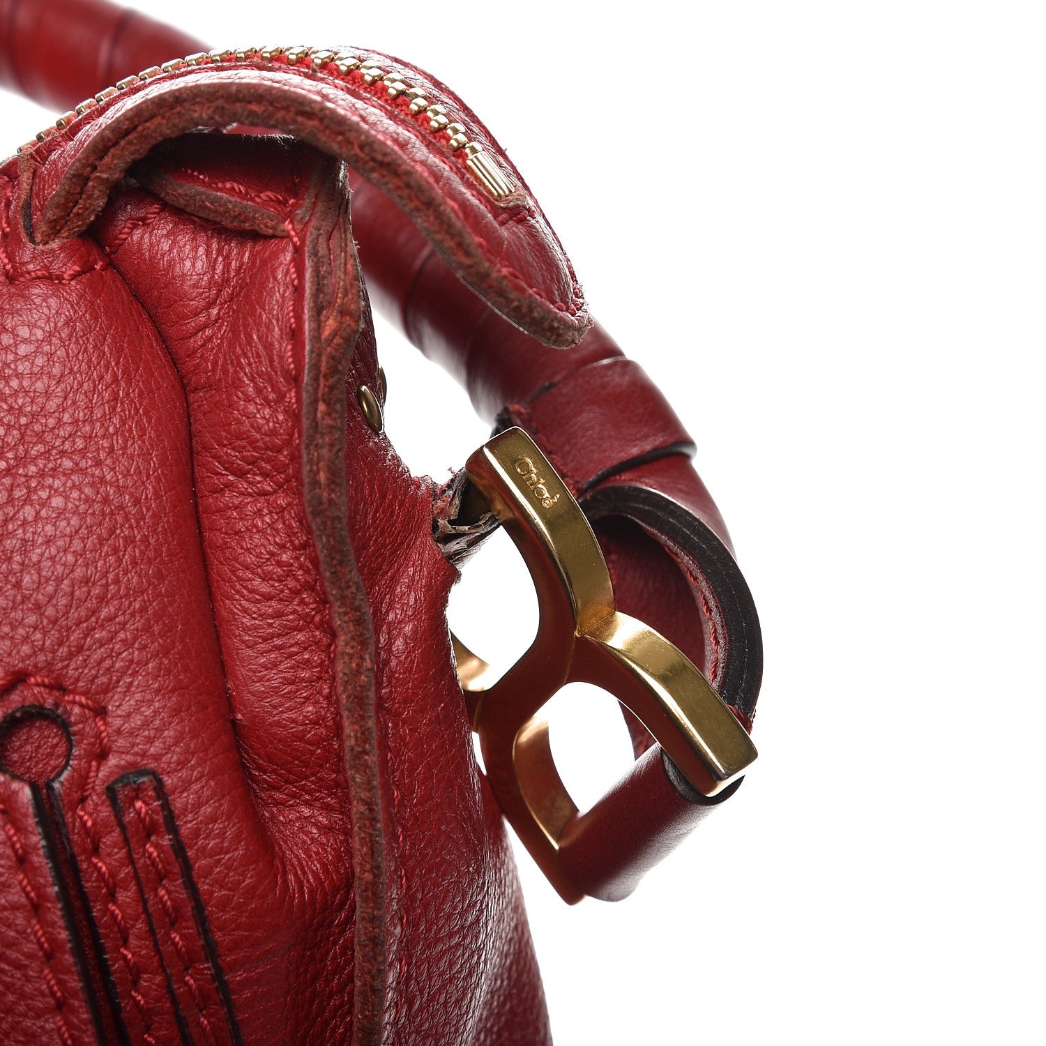 Chloe Calfskin Medium Marcie Hobo Garnet 12 of 13
