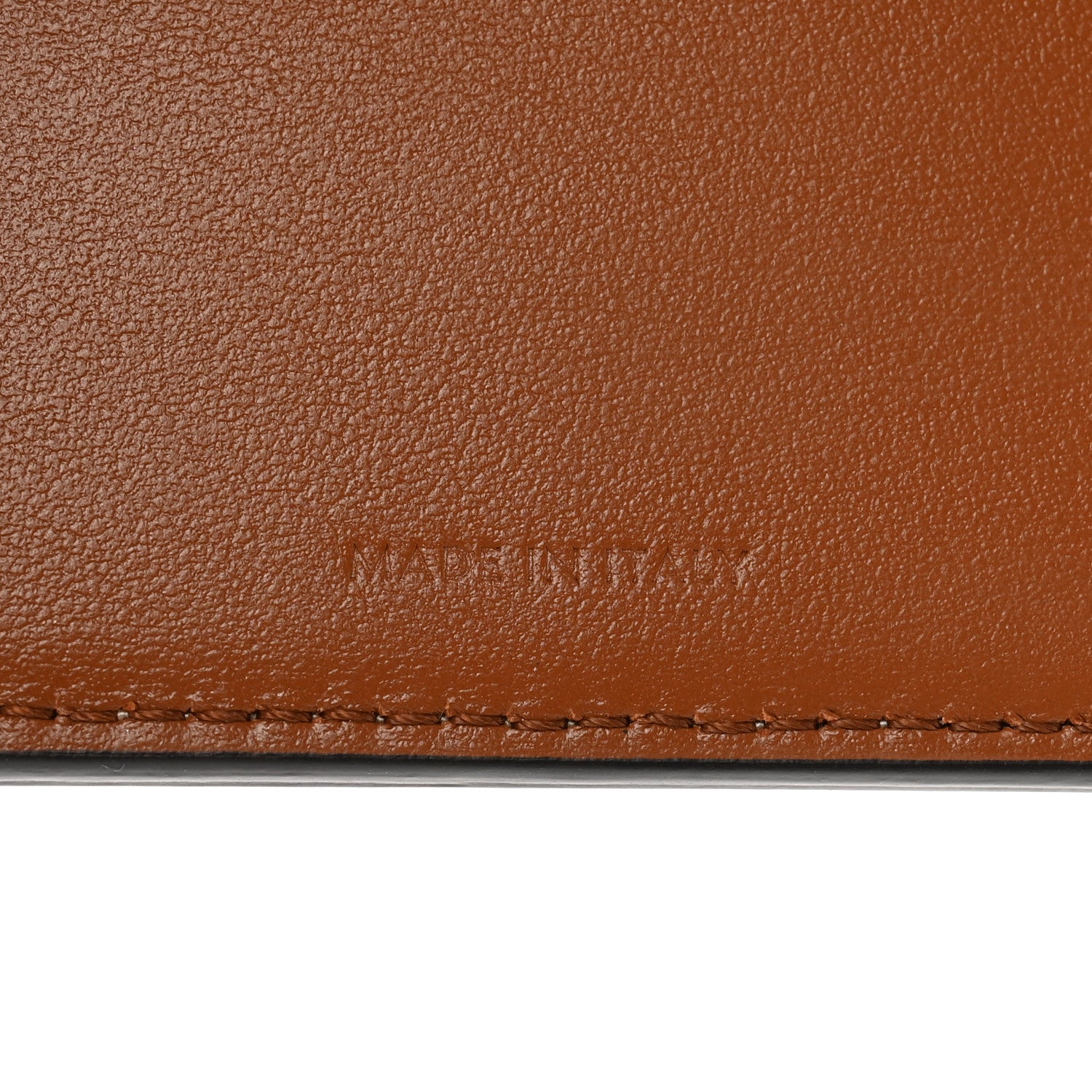 Celine Shiny Smooth Lambskin Small Triomphe Wallet Tan 6 of 8