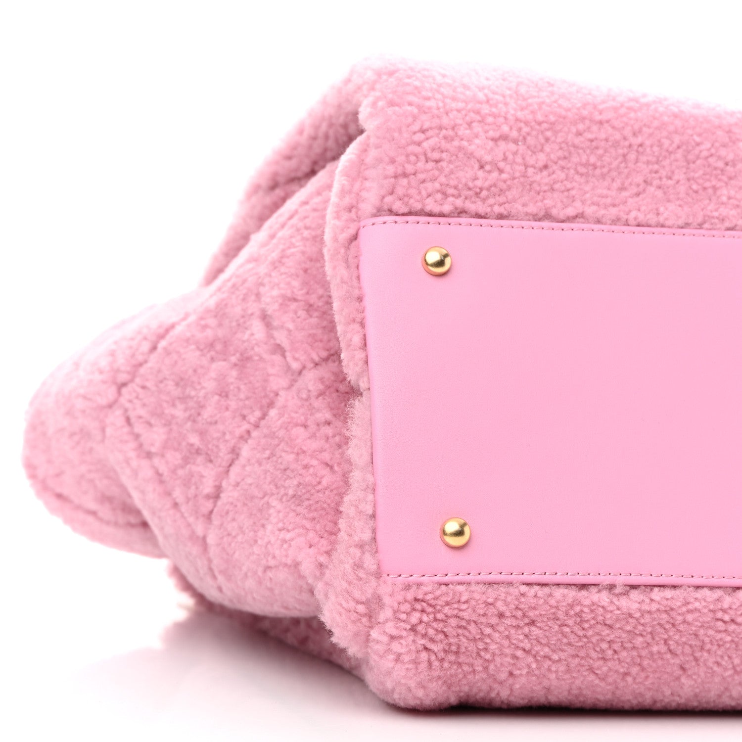 Chanel Shearling Lambskin Medium Deauville Tote Pink 10 of 12