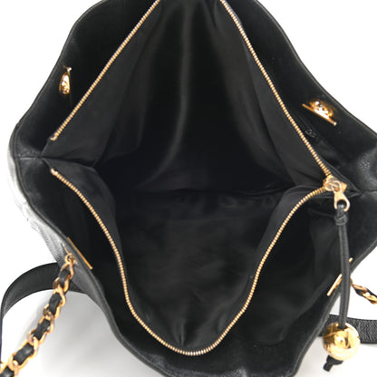 Chanel Caviar CC Shoulder Bag Black 6 of 16