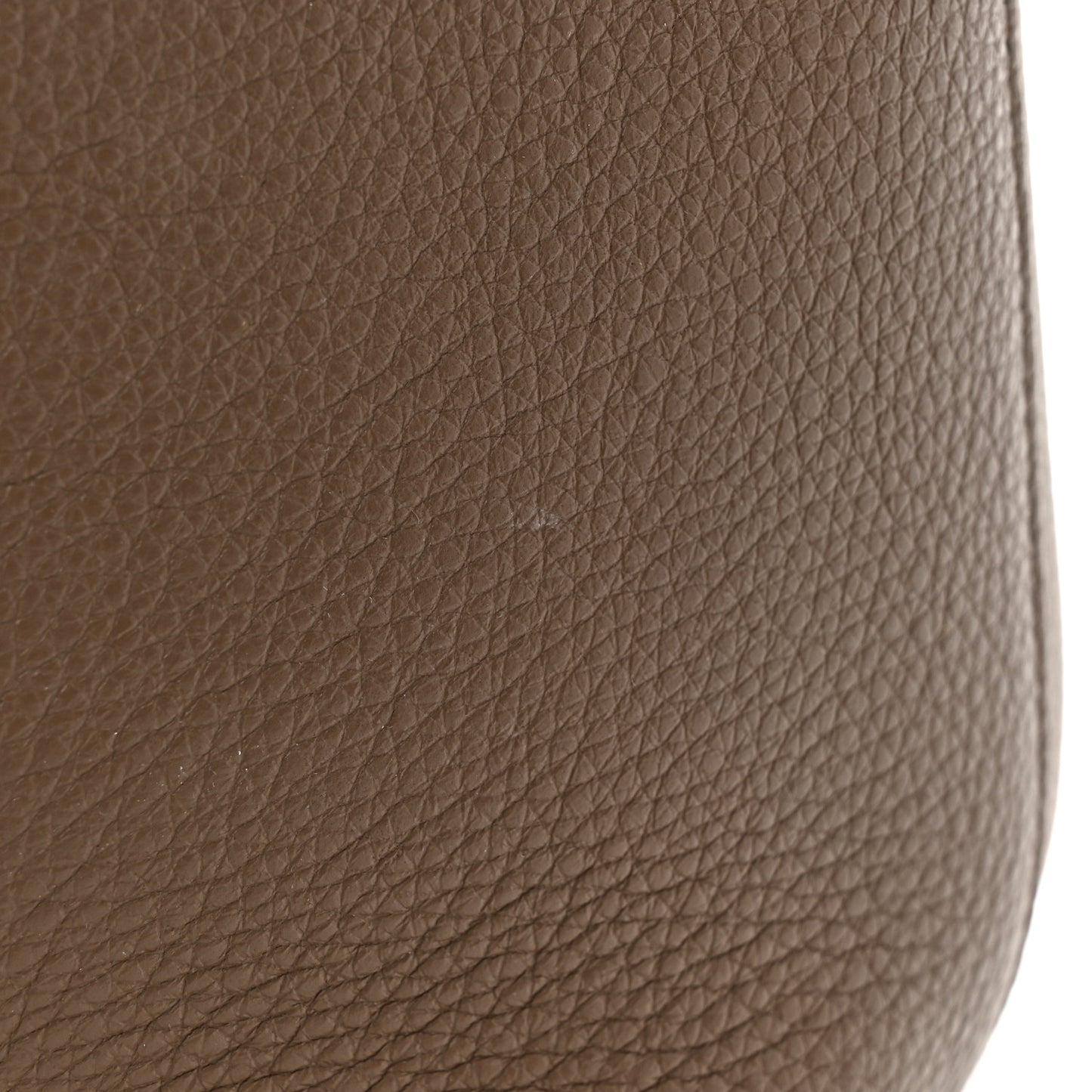 Grained Calfskin Medium N/S Park Tote Brown