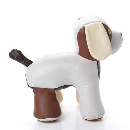 Louis Vuitton Calfskin Monogram Doudou Oscar Dog Beige 5 of 8