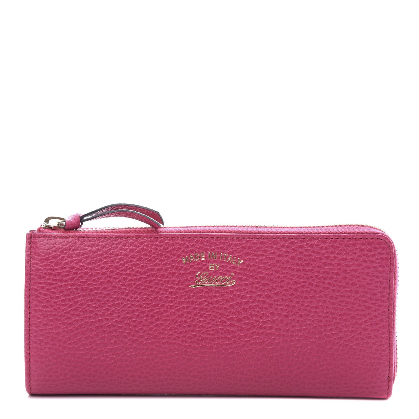 Dollar Calfskin Swing Zip Wallet Blossom