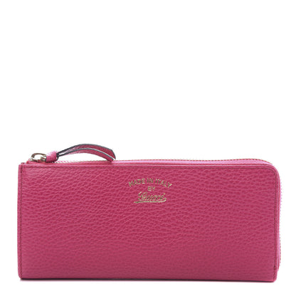 Gucci Dollar Calfskin Swing Zip Wallet Blossom 1 of 9