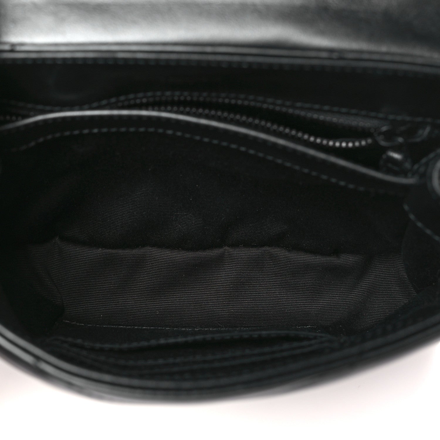 Saint Laurent Calfskin Y Quilted Monogram Monochrome Toy Loulou Crossbody Bag Black 5 of 10