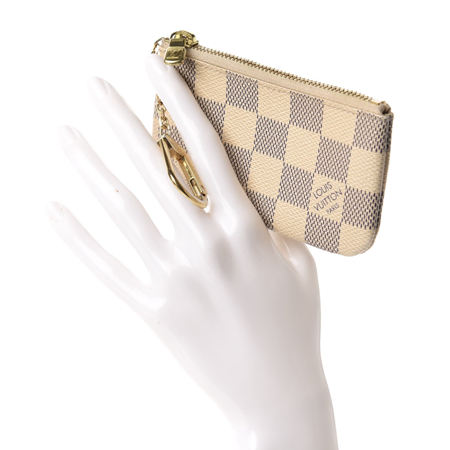 Louis Vuitton Damier Azur Key Pouch 2 of 9