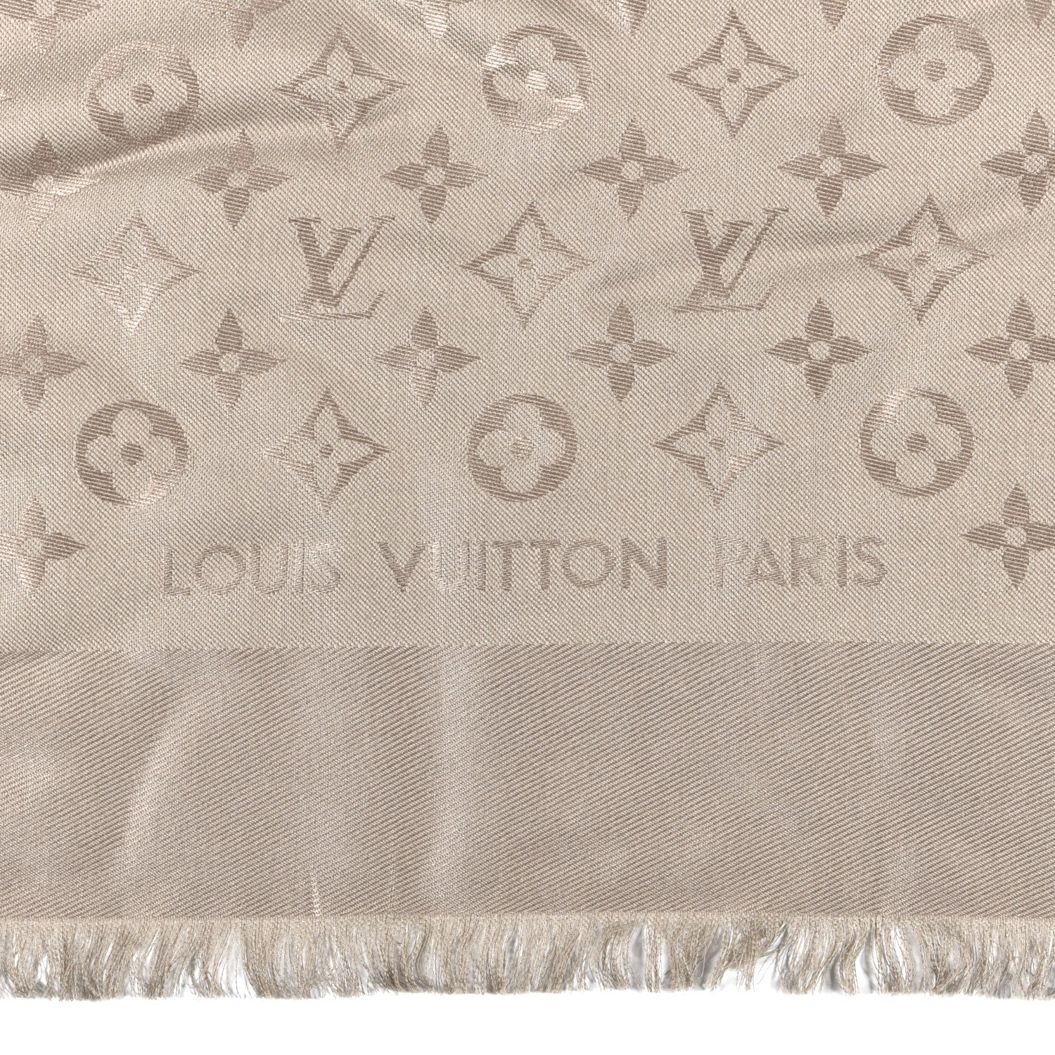 Louis Vuitton Silk Wool Monogram Shawl Verone 2 of 4